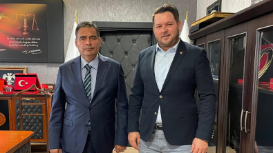 Kırklareli Cumhuriyet Başsavcımız Sn. Özkan Levent Taşkoparan Beyi makamında ziyaret ettik.