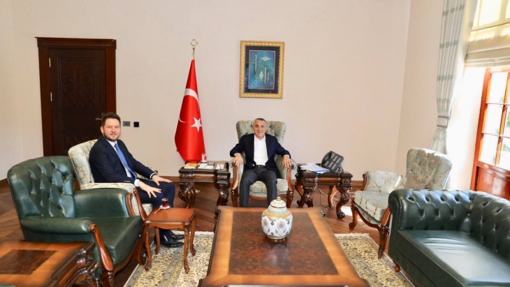 Belediye Başkanı Sn. İhsan Talay Kırklareli Valisi Sn. Osman Bilgin'i Ziyaret Etti