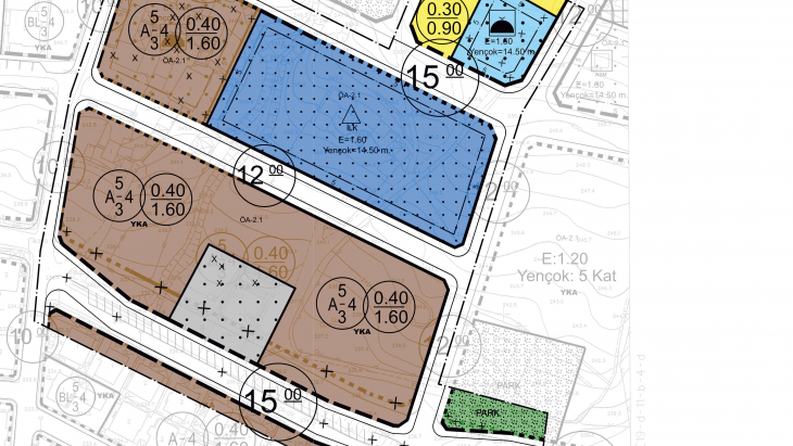 Beylik Mahalle 256, 257, 377, 380, 381 ve 387 Adalar Plan Değişikliği