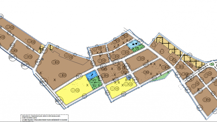 Pınarhisar İlçesi, Dere ve Orta Mahalleleri, Güney Kesimine İlişkin İmar Planı Değişikliği ve İlavesi