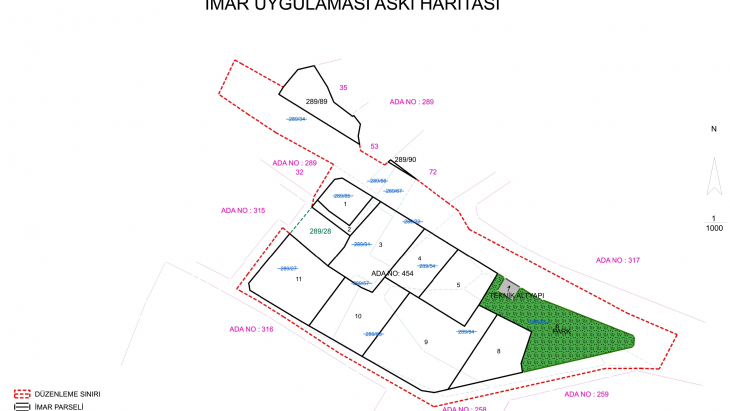 Pınarhisar İlçesi Orta Mahallesi 2024/3 Nolu İmar Uygulaması