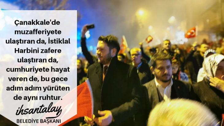 Pınarhisar'da Cumhuriyet Yürüyüşü