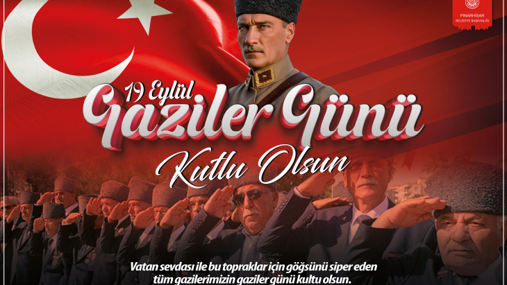 19 Eylül Gaziler Günü Kutlu Olsun.