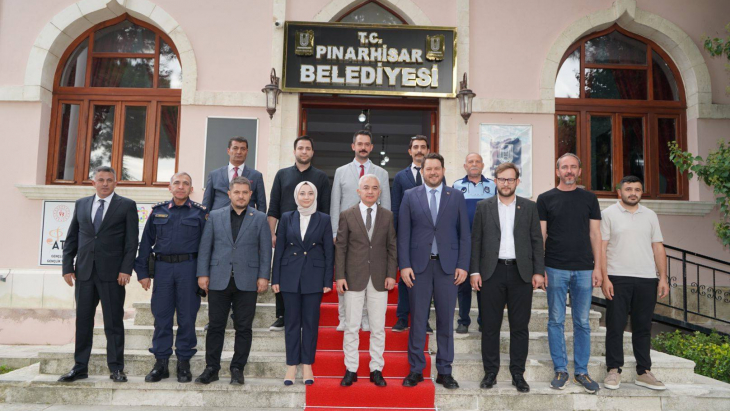 Kırklareli Valimiz Sn. Uğur Turan'ı Belediyemizde misafir ettik.