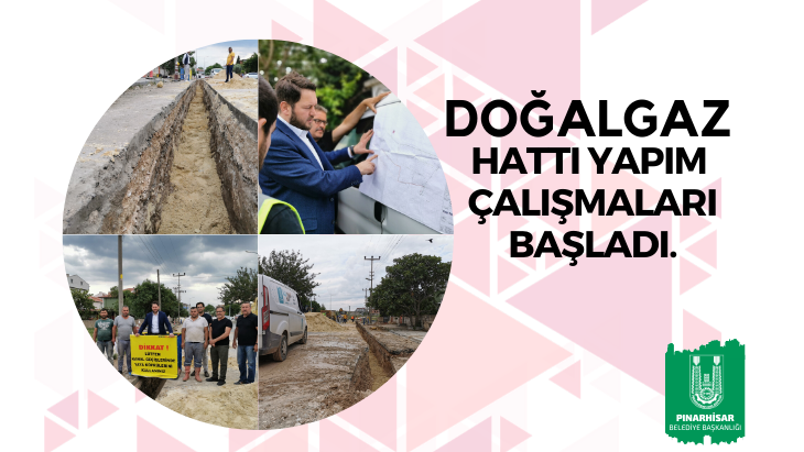Doğalgaz Pınarhisar'da