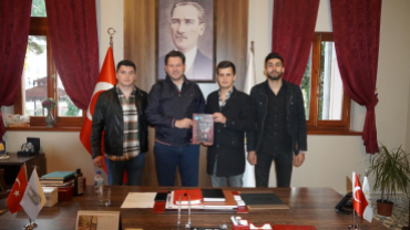 Pınarhisar #Ülkü ocaklarıdan Başkan Talay'a ziyaret